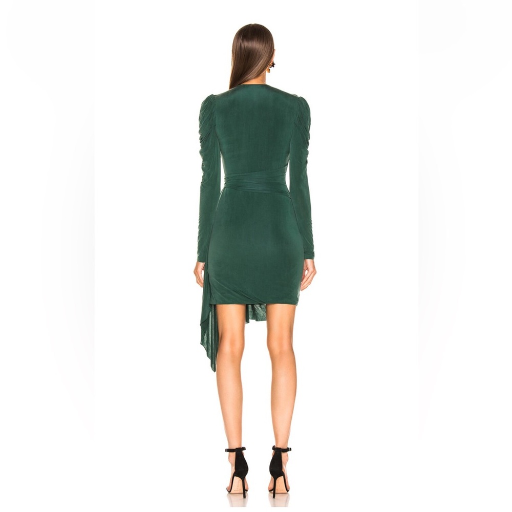 Simkhai Sueded Jersey Wrap Dress - Picture 4 of 4